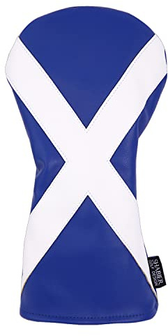 SHABIER Copritesta per mazze da golf, in legno, per mazze da golf (croce di Sant'Andrea)