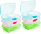 2friends Brotdose mit FaÌˆchern, 6er Set Brotdosen, Lunchbox, Bento Box, Brotzeitbox, Frühstücksbox, BPA Frei, 100% Recycelbar, Ideal für Schule, Uni, Camping, Reisen, Ausflüge, Model: Emilia
