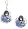 Pour Demon Slayer Anime Cosplay porte-clés, porte-clés pendentif accessoires accessoires bijoux,H-S