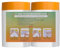 LLPT Tape and Drape Pre-Taped Masking Film | 2-Pack | Versatile Painter's Plastic Dust Sheets for Auto Wall Furniture Painting and Spraying Protection (MFTO533) | 55cm(Unfolded) x 33m