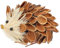 MUCKLILY Igel-Anhänger aus Stroh Igel-Ornament aus Holz Igelfigur hängend bürodeko büro Dekoration Vintage- Pflanzendekor Mikrolandschaftsfiguren Mini-Igel-Figur Tier