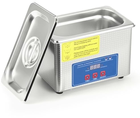 Zhcheng Ultrasonic Cleaner, 40000Hz Jewellery Cleaner Glasses Cleaner800ML Clean Pod Gifts for Women Cleaning Set with Watch Stand for Jewelry Necklace Ring Glasses Watch Denture,Customizable Design