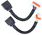 Xenon Scheinwerfer Kabelbaum Frontscheinwerfer Stecker Kabelsatz Lampe Adapter Kabel Hauptscheinwerfer Anschluss Buchse Reparatursatz vorne links und rechts für Cayenne 9PA 2003 2004 2005 2006