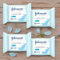 4 x 25wipes Johnson's Make-Up Be Gone 5-in-1 Moisturizing Cleansing Wipes for Dry Skin, part of Johnson's Face Care Makeup Be Gone line(Total 100wipes)