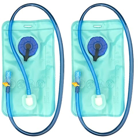 DKDDSSS 2 Pièces Poche Hydratation 1 litres, Poche a Eau Sacs à Dos d'hydratation Sacs d'hydratation, Gourde Souple Running, Grand Réservoir d'eau à Ouverture pour Utilisation en Extérieur Randonnée