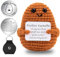 Aruigu Pocket Hug Positive Kartoffel, Kreative Strickwolle Kartoffel Puppe und Kleine Umarmung Glücksbringer, Geschenke für Frauen, Mutmacher Geschenk, Muttertagsgeschenk, Gute Besserung