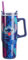 Stitch 940mL/33oz Double Walled Vacuum Insulated Stainless Steel Tumbler Cup with Handle and Straw, Reusable Insulated Cup for Cold and Hot Drinks