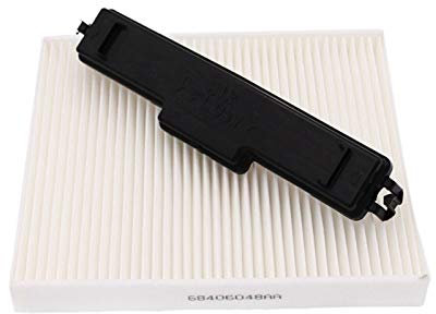 Pizgear for Dodge, RAM 1500 2500 3500 Kabinenluftfilter-Kit Kabinenluftfilter & Filterzugangstür 68052292AA 68318365AA Auto-Carbon-Kabine