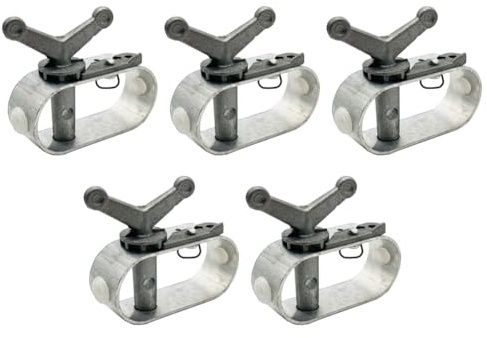 Blmirror Tendeur Mini Treuil en Métal, Tendeur à Main en Fil Torsadé, Tendeur de Fil pour Ferme, Lot de 5 PCS