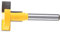 T-Slot-Router-Bit, 1 4 Shank Zementiertes Carbid T-Schlitzholz-Mahlen Slot Bit, Woodw 0 Schneiderschneider für Hartholz, Kork, Synthetische Holzverarbeitung (Schneiderkopfdurchmesser 27 mm)