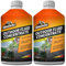 Armor All Outdoor Fluid, 2 x 1 Litre, Kills 99.9% Bacteria, Disinfects Greenhouses, Plantpots, Drains, Bins, Kennels, Stables