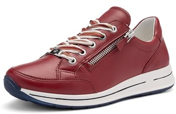 ARA Damen Sneaker Courtyard Taiga Taiga, schwarz | Schnürschuhe, Blau, Reißverschluss, seitlicher Reißverschluss, Komfort, Damen, Schuhe