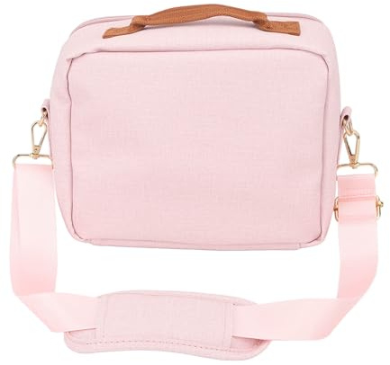 ZAICOLER Camera Bag, Large Capacity Thickened Padding Adjustable Case Digital Camera Bag with Shoulder Strap for CP910 1200 1300 DSLR (Pink)