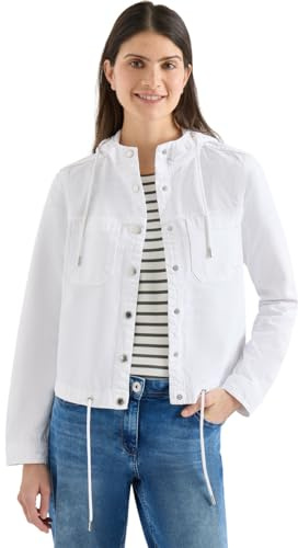 Cecil Damen 2117576 Overshirt mit Kapuze und Tunnelzug (1er Pack)