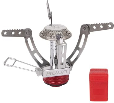 Bulin Hornillo de Camping 3000W, Portátil Cortaviento Piezoeléctrico