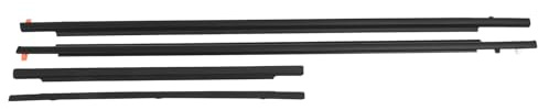 Aumotop Bande de Joint de Fenêtre Voiture Coupe-vent Durable pour FJ Cruiser 2007-2014 OE 68161-35073, 4 Pièces pour Conducteurs/passagers Avant/arrière