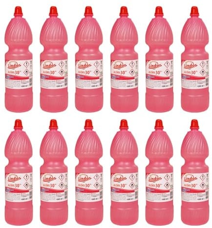 Maury's Set Lindor Alcool Etilico Denaturato Profumato 30° - Floreale, Disinfettante, Multiuso, per la Casa, Uso Quotidiano (3)