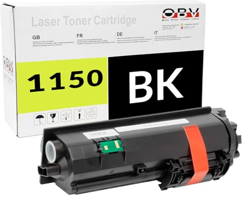 OBV TK-1150 Toner Schwarz Kompatibel für Kyocera ca. 3.000 Seiten – ECOSYS M2135dn M2635dn M2735dw P2235dn P2235dw