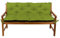 Gutekissen® Bankkissen, Sitzkissen, Rückenlehnen, Gartenkissen, Steppkissen, Doppelkissen, Sitzmöbel, Sitzbank-Kissen, Gartenschaukel, Gartenmöbel Law (150cmx50cmx50cm, Limette)