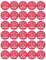 30 Valentines Love Hearts Cupcake Toppers Edible Wafer Paper Fairy Cake Toppers Birthday Cakes