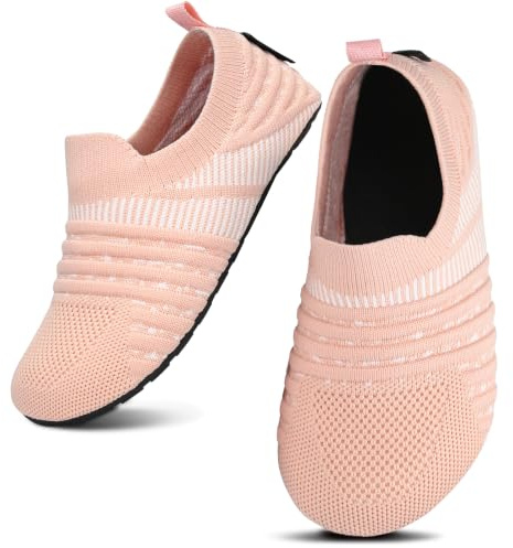 SAGUARO Hausschuhe Kinder, Leichte rutschfeste Slipper | Badeschuhe Jungen Mädchen, Angenehm zu Tragen, Leicht An- und Auszuziehen, Flexibel für Bewegung, für Zuhause und Schule