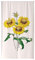 Hiseng Japanischer Noren Tür Vorhang Leinen Stoff Restaurant Küche Doorway Curtain Nordic Bedruckte Partition Vorhang Schattierung Wiederverwendbare Hälfte Vorhang (Sonnenblume 2,85x120cm)