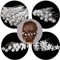 20 Pezzi Sposa Forcine Capelli Accessori strass per donna, a forma di fiore Matrimonio Nuziale Copricapo Fermagli di Cristalli punti luce mollette di U
