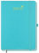 BEZEND Planer 2024, 17 Monate (Aug 23 - Dez 24) Kalender 14,7 cm x 21,6 cm, Tageskalender Wochen- und Monatskalender mit Stifthalter, Hardcover - Himmelblau