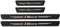 4 Pezzi Fibra di Carbonio Battitacco per Auto Sticker, per Fi-at 500 500C 500X 500L Panda Bravo Punto, Esterno Battitacco Protezione Plates Anti-Graffio Scuff Adesivi Decorativi Accessori, Bravo