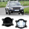 njssjd LED Nebelscheinwerfer mit Blinker DRL für R.enault Clio IV Megane II III IV Twingo II III, Dacia Duster I II Nebelscheinwerfer Stoßstange vorne (Rauchlinse)