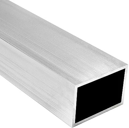 PRIOstahl Rechteckrohr Aluminiumrohr Alu-Rohr Hohlprofil Rechteckprofil Rechteck - 1 x Rohr Größe: 100 х 20 х 2 mm Länge: 1000 mm EN AW-6063 t6 ohne Schweißnaht für Kreativbau aus Aluminium