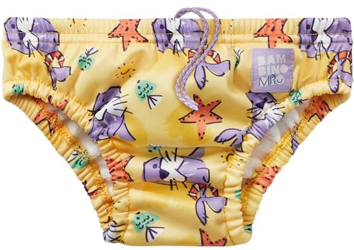 Bambino Mio Wiederverwendbare Schwimmwindel, Robben, 0-6 Monate, Strandmode-Essentials für Babys und Kleinkinder, Jungen und Mädchen.