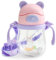Alled Vasos con Boquilla para Niños, Bebés Vaso con Pajita Antiderrame Libre de BPA, Vaso Infantil Pajita Contrapeso Antigoteo Vaso Aprendizaje Taza con Manejas Acollador 250ml