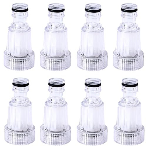 8 Pezzi Filtri Dell'Acqua per Idropulitrice,Filtro Acqua con Innesto Rapido 3/4 Filtro Acqua per Irrigazione Giardino per Idropulitrice Pompa Camper