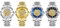 JewelryWe Herrenuhr Automatik Uhr Herren: 4pcs 30m Wasserdicht Automatisch Mechanisch Analog Armbanduhr Männer Leuchtend Skelett Militär Automatikuhr mit Edelstahl Armband und rundem Zifferblatt