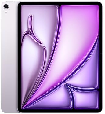 Apple iPad Air 13 mit M3 Chip: Apple Intelligence, Liquid Retina Display, 256 GB, 12 MP Frontkamera/Rückkamera, WLAN 6E, Touch ID, Batterie für den ganzen Tag – Violett