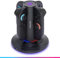 Oniverse Cargador de Mandos para Switch 2 – Estación de carga rápida para 4 Joy-Con compatible con Nintendo Switch 2, alimentación USB-C, indicadores LED rojo/azul, accesorio 10 modos de iluminación