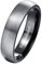 NUNCAD Personalisiert 6mm Wolfram Ring Herren Einfache Eheringe Schwarz Grau Zweifarbiger Paarringe Größe 60(19.1)