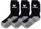 Erima Unisex 3er Pack Sportsocken, Schwarz, 35-38 EU