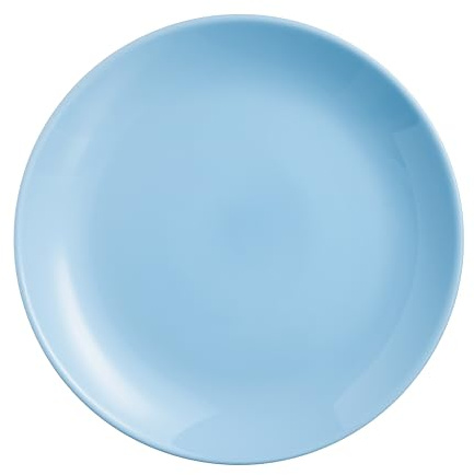 Dajar Dessertteller Hartglasgeschirr, Teller, Essteller Diwali Light Blue 19cm Luminarc