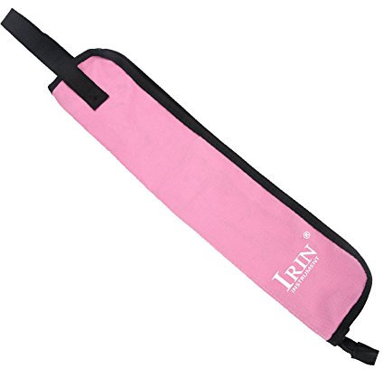Trommelstock Tasche Trommelstock Aufbewahrungskoffer Hängende Tasche Tragbare Handtasche mit Griff 5 Farben(Rosa) Zubehör Für Spielinstrumente Musikinstrumentenzubehör