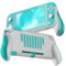 TNP Griff Halterung Hülle kompatibel mit Nintendo Switch Lite, Schutzhülle mit Griff für Nintendo Switch Lite Konsole, stoßfeste Hand Grip Case mit ergonomischen Griffen, Spiele und Zubehör, blau