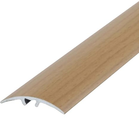 Dalsys Übergangsprofil Anpassungsprofil 90cm x 40mm Buche zum Schrauben inkl. Befestigungsmaterial, aus Aluminium