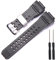 Armband aus Kunstharz, kompatibel mit Casio GW-9400 GW-9400-1 Master Herren-Outdoor-Sportarmband, Edelstahl-Schnalle und Schlaufe