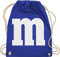 Turnbeutel Rucksack - Karneval Fasching - Taschen - Gruppen M und M Aufdruck I M&M Kostüm Gruppe I MundM & M I MM I Fastnacht I Fasnacht I Fasnet - Unisize - Royalblau - rucksäcke jga