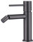 MIICE BDIDE - Rubinetto monocomando per WC acqua fredda/calda - Rubinetto igienico WC - SERIE MONZA Black Gun Meta Colore Grigio molto scuro satinato - BDM039-2BGM
