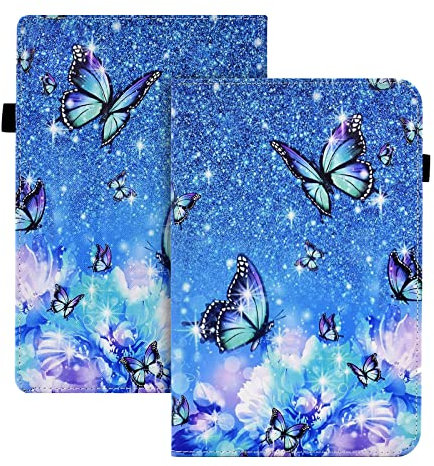 Aswant Funda para Samsung Galaxy Tab A 10.1 2019 (SM-T510/T515), Funda Tablet Samsung Tab A 10.1, Cubierta Protectora Galaxy Tab A 10.1 Pulgadas (Mariposa)