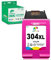 COLORETTO 304 XL Druckertintenpatrone für HP Deskjet 3700 Patronen für HP Envy 5010 5030 5058 AMP 100 120 125 130 DeskJet 2600 2620 2621 3720 3755 3764 für HP 304XL Patronen (1 Farbe)