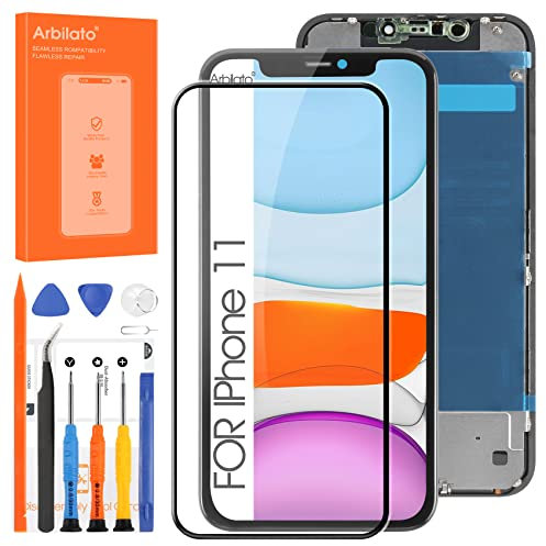 Incell Screen for iPhone 11 Screen Replacement for iPhone A2111 LCD Screen A2223,A2221 3D Touch Display Digitizer Assembly Repair Parts(Black)
