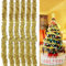 Ashuxxn 6 Stück Lametta Girlande Weihnachten Glänzende Weihnachtsbaum Dekoration Girlande Glänzend Girlande Weihnachten Deko Lametta Girlande Weihnachtsgirlanden für Weihnachtsbaum (Golden)